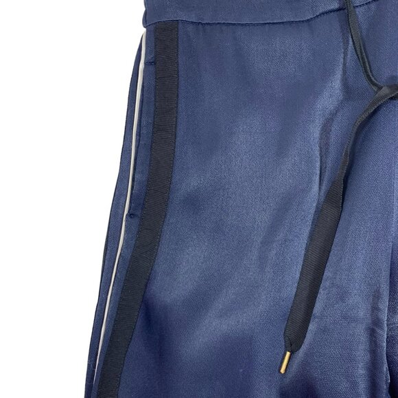 - Part Two satin  (Kerris) Jogger Pants in dark navy size 36 Satin Pants - Picture 7 of 14
